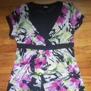 Xl floral knee length dress